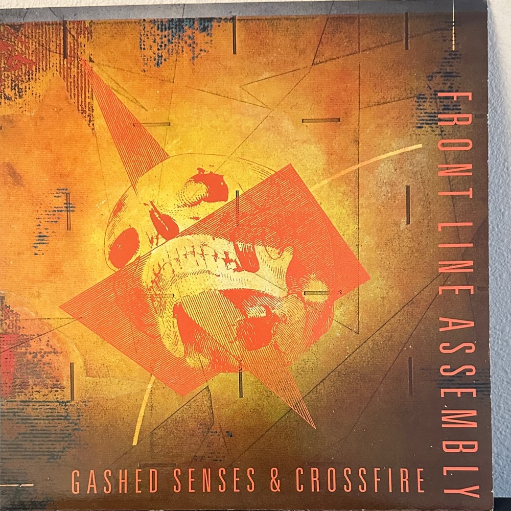 Front Line Assembly - Gashed Senses & Crossfire ( Vinyl Record)